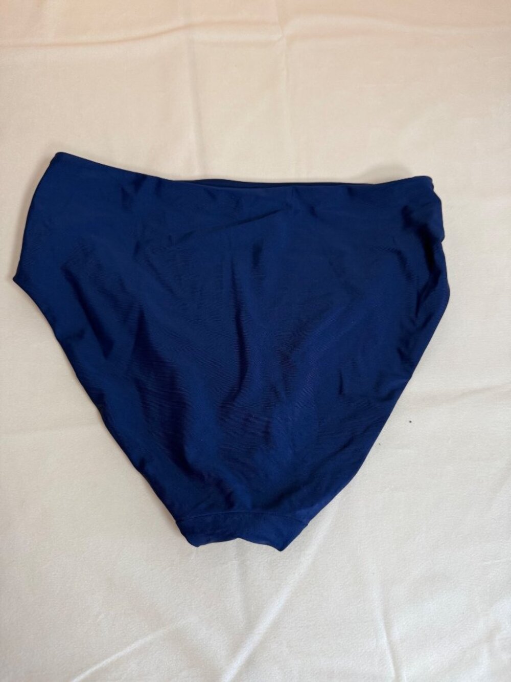 QUINCE Italian High-Rise Bikini Bottom Deep Navy Medium - Picture 6 of 6